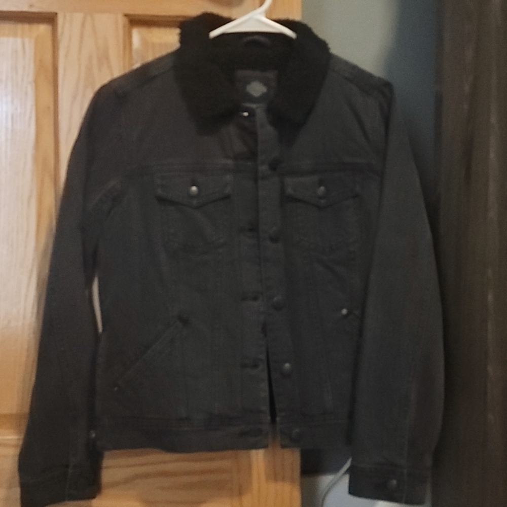Harley-Davidson Black Label Sherpa lined denim jacket